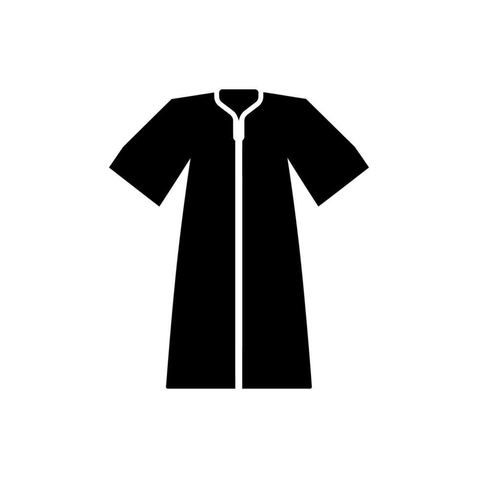 Patient gown icon on white background vector