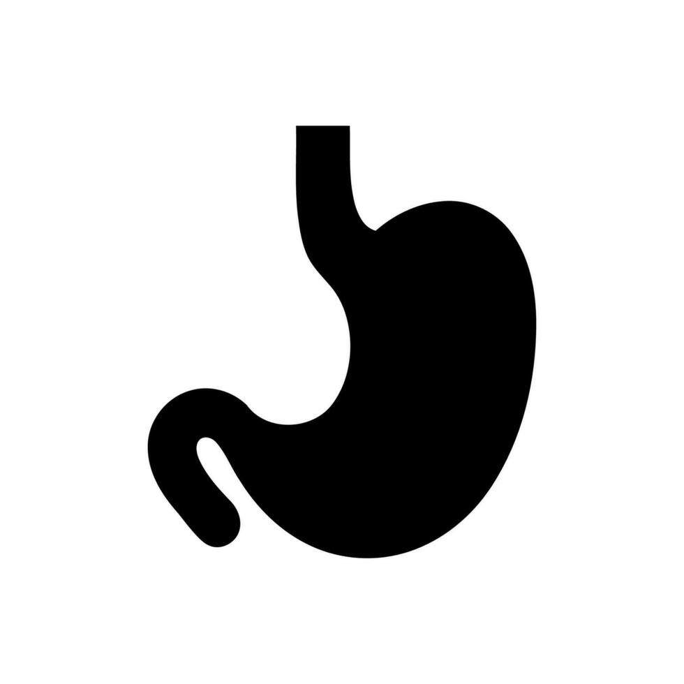 icono de gastroenterología sobre fondo blanco vector