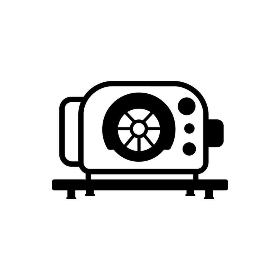CT scanner icon on white background vector