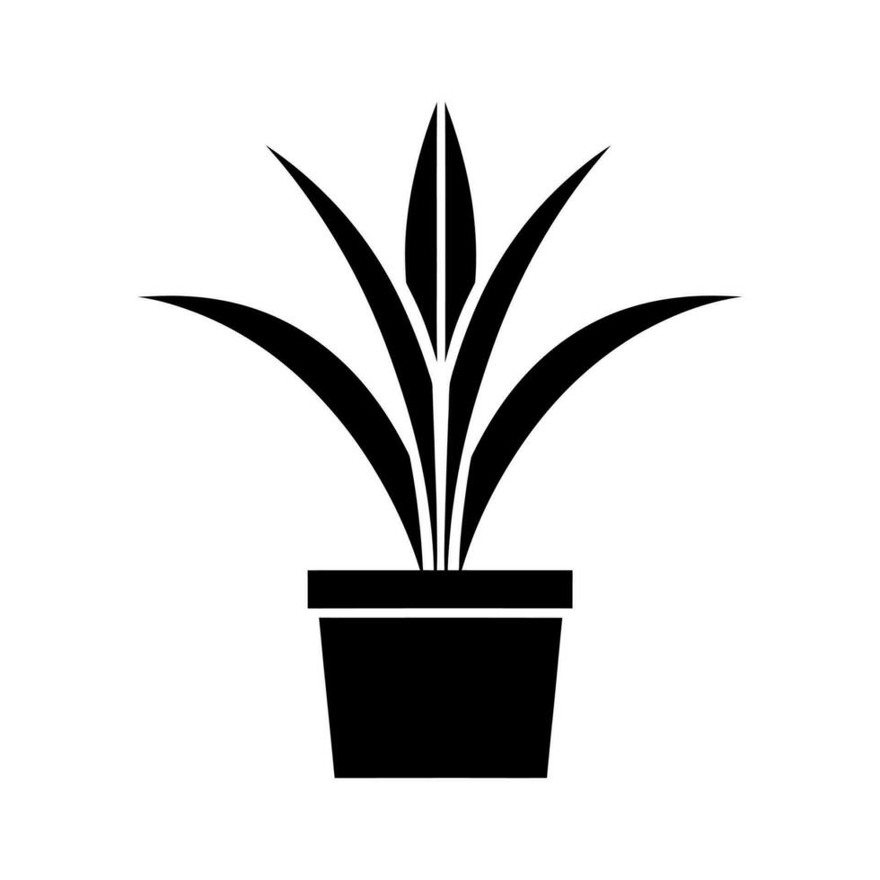 Dracaena Icon - Simple Vector Illustration