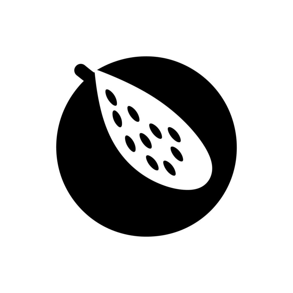 Cantalupo icono aislado en blanco antecedentes vector