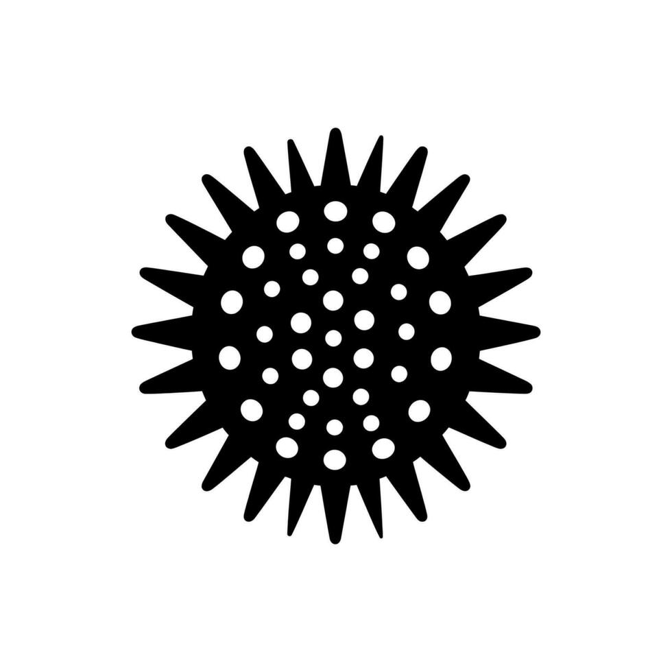 Sea urchin Icon on White Background - Simple Vector Illustration