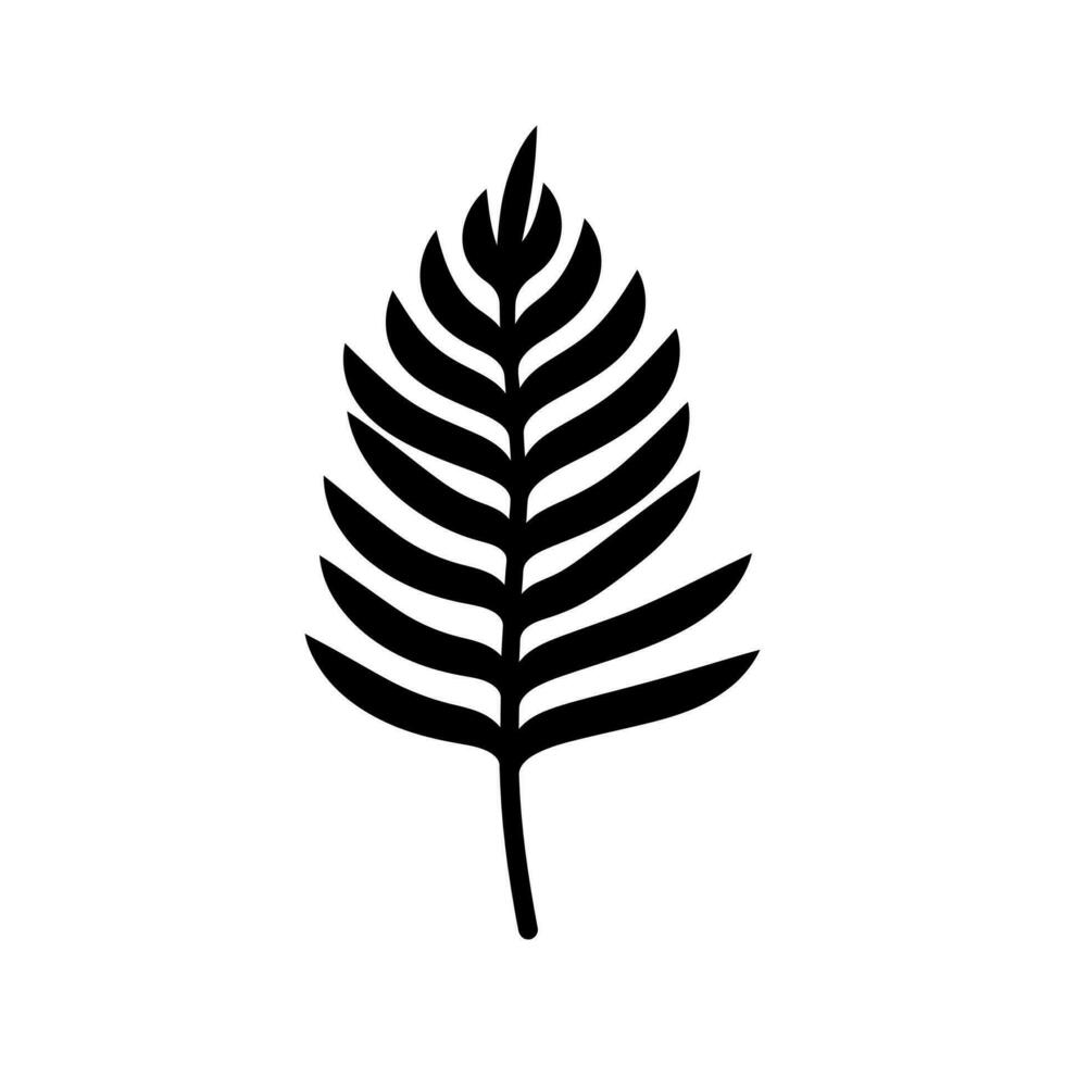 Chamaedorea Elegans Icon - Simple Vector Illustration