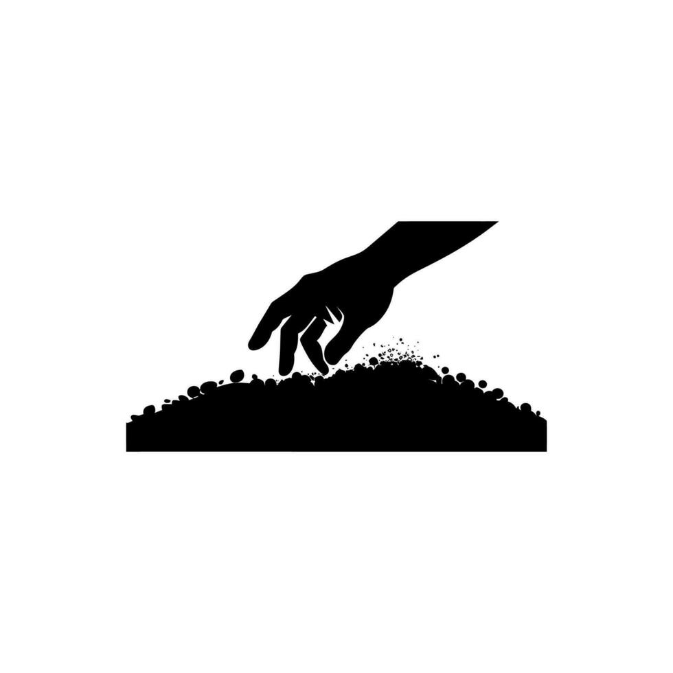 Farm Soil Health Assessment icon isolated on white background vector