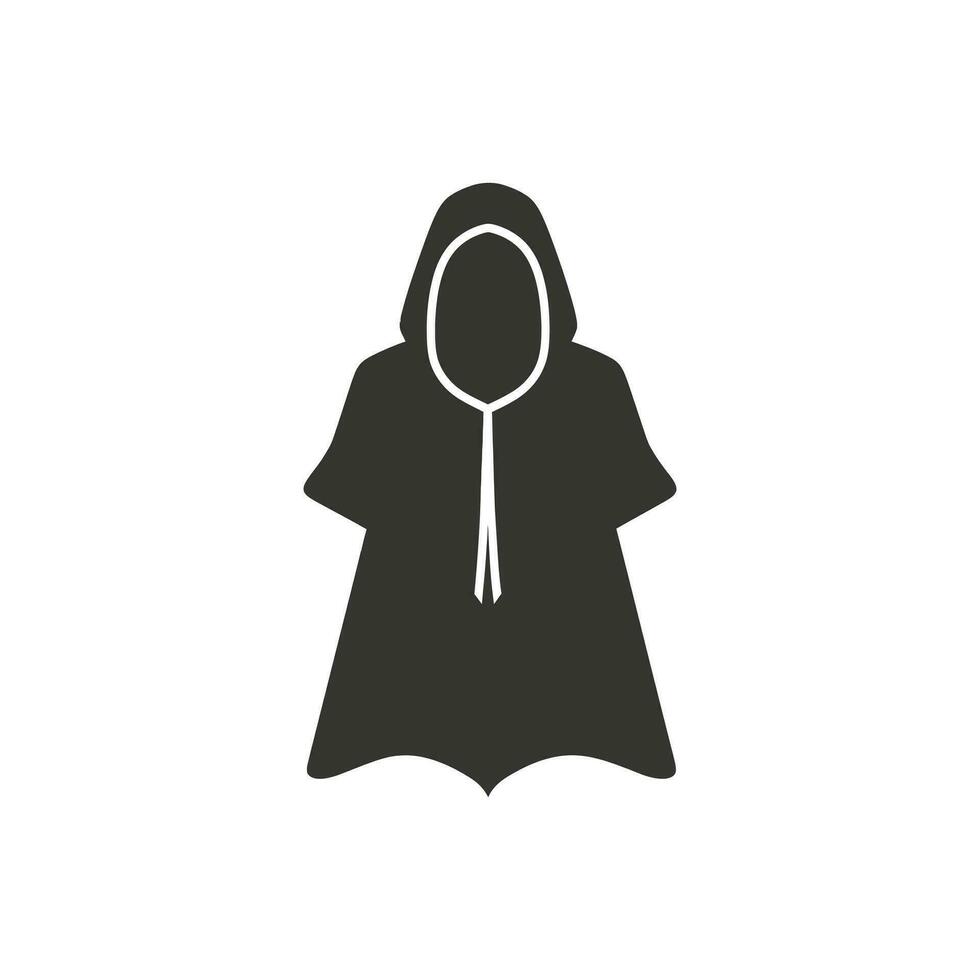 islámico ropa icono - sencillo vector ilustración