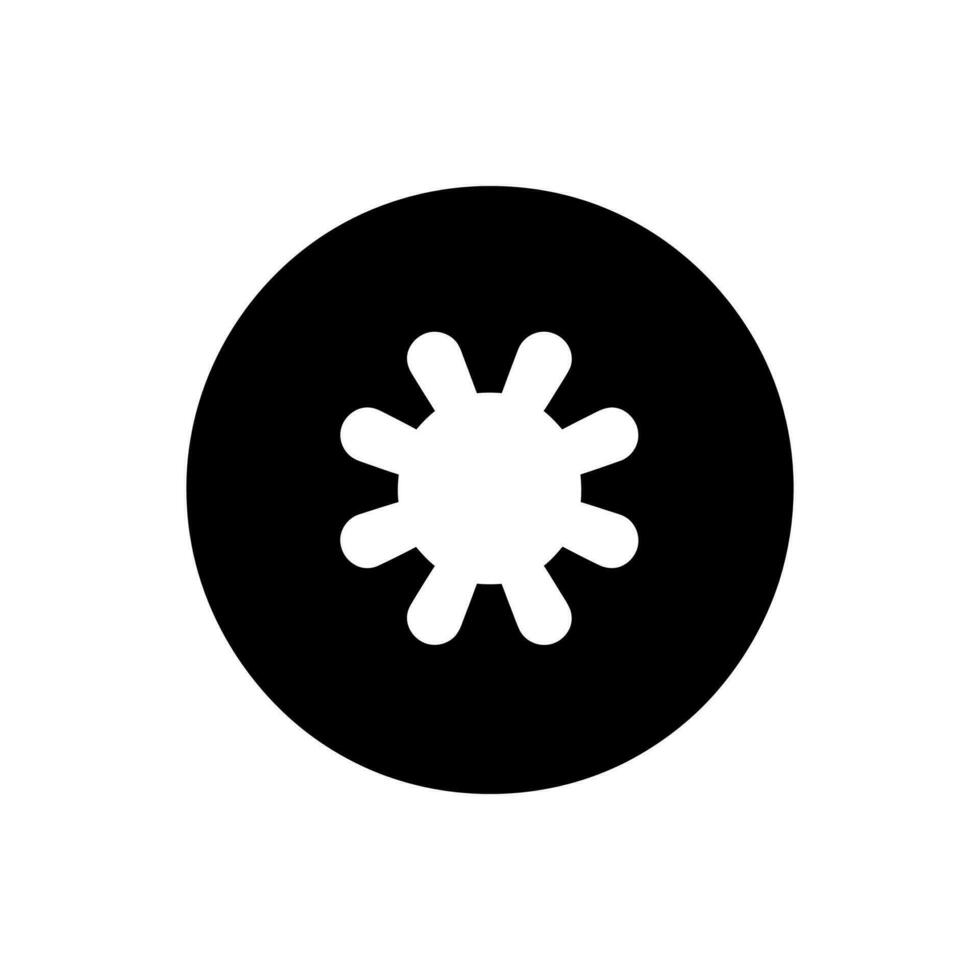 Snow-covered fields icon - Simple Vector Illustration