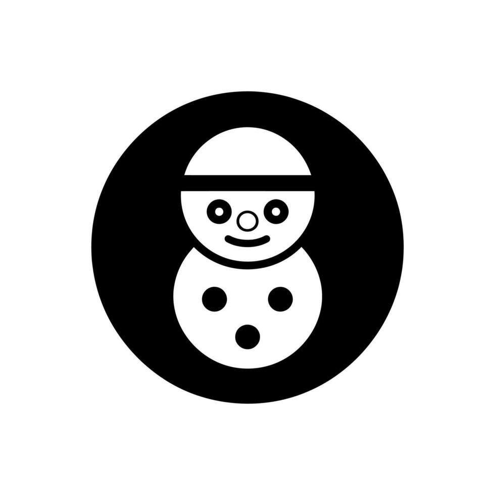 Snowman icon - Simple Vector Illustration