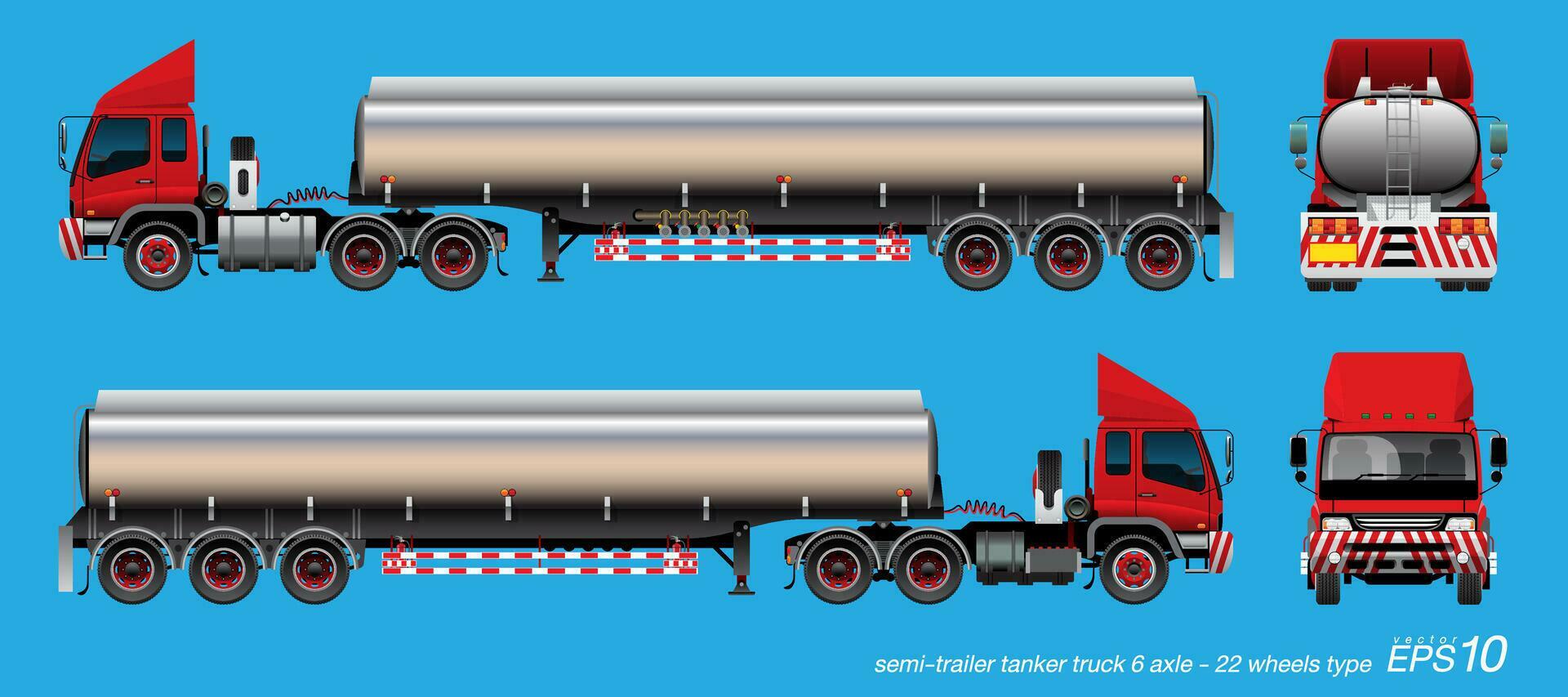 Semitrailer Tanker Truck, Oil Tank Trailer Truck 34781153 Vector Art at Vecteezy