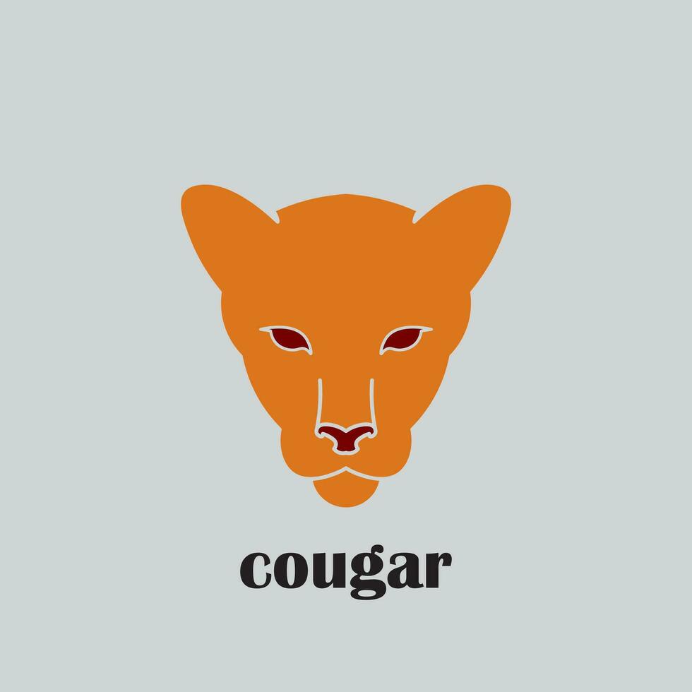 Cougar logo design vector