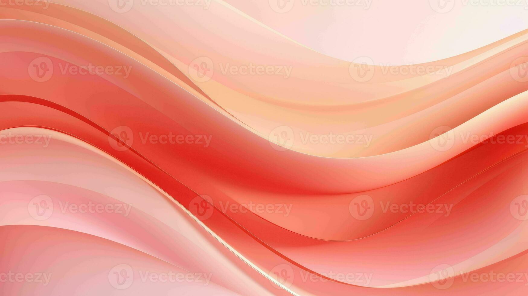 AI generated Simple Peach blossom color wavy abstract background photo