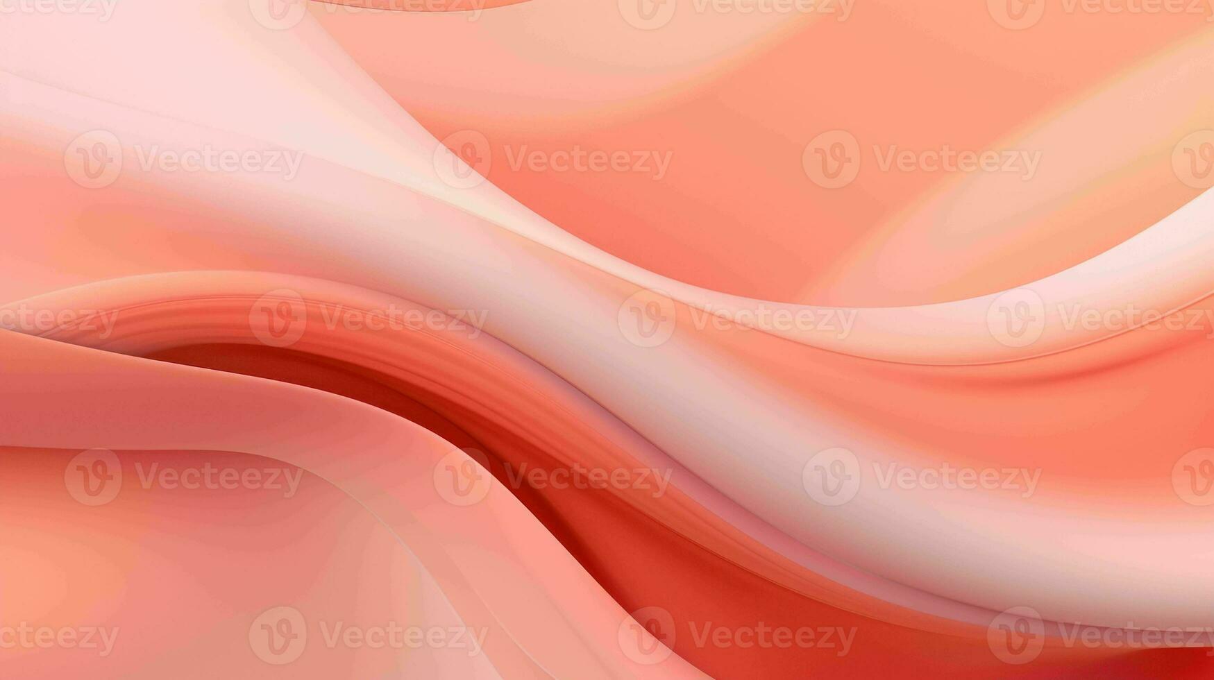 AI generated Simple Peach blossom color wavy abstract background photo