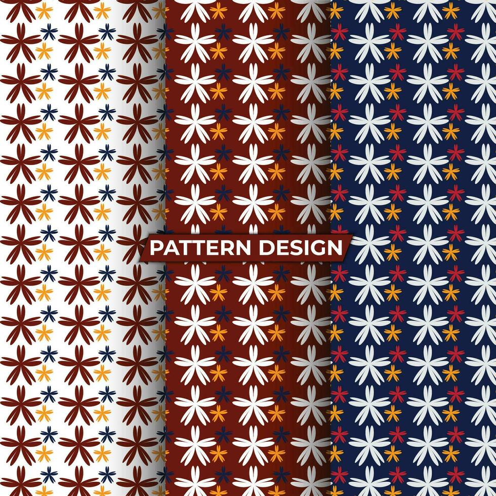 Abstract organic pattern design background Pattern design vector