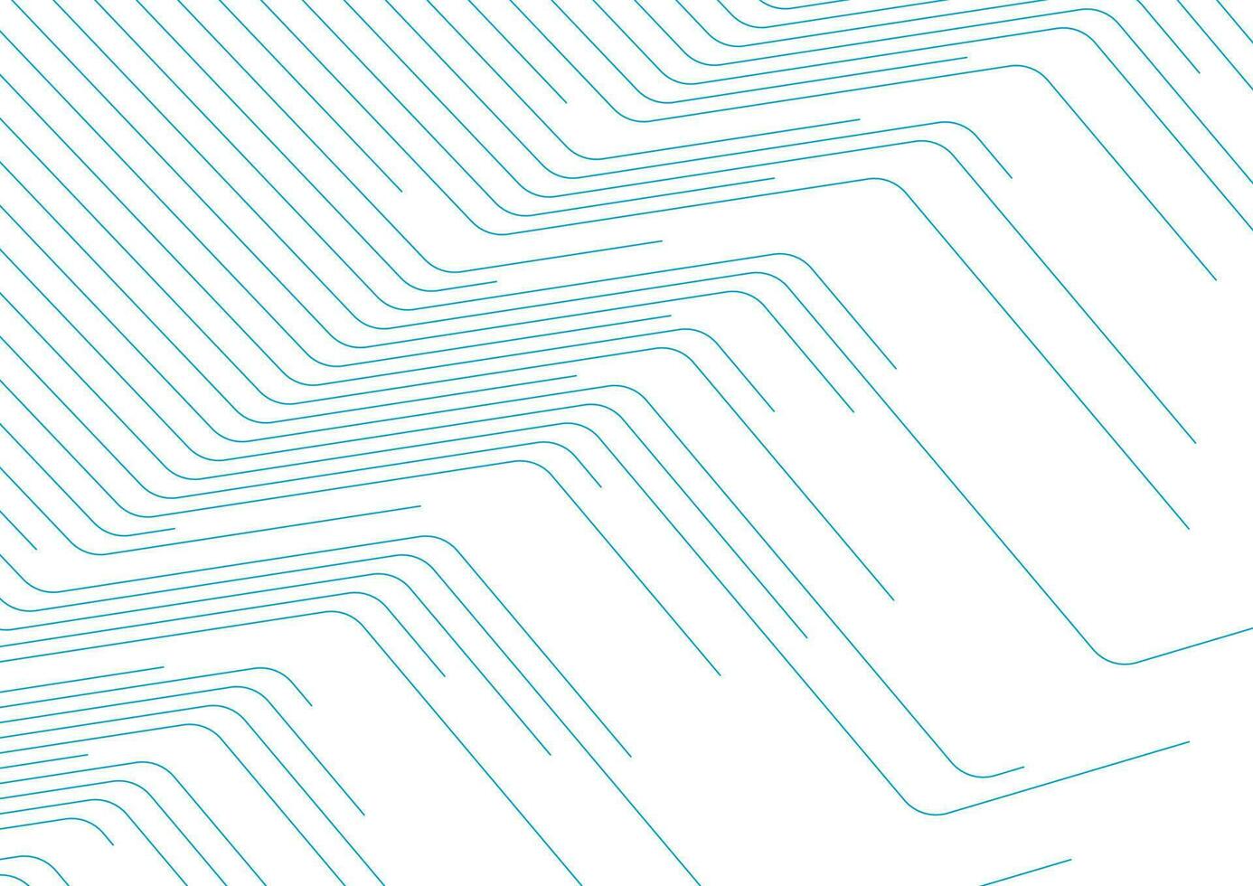 Blue cyan minimal lines abstract futuristic tech background vector