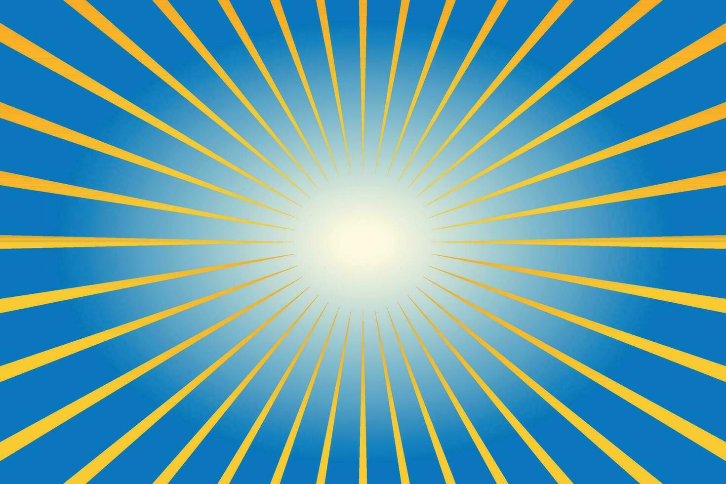 Sun ray summer abstract background vector illustration.