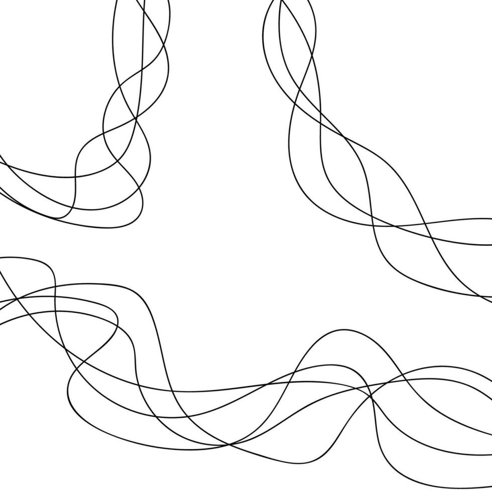 Vector Line Art Black Pack Design
