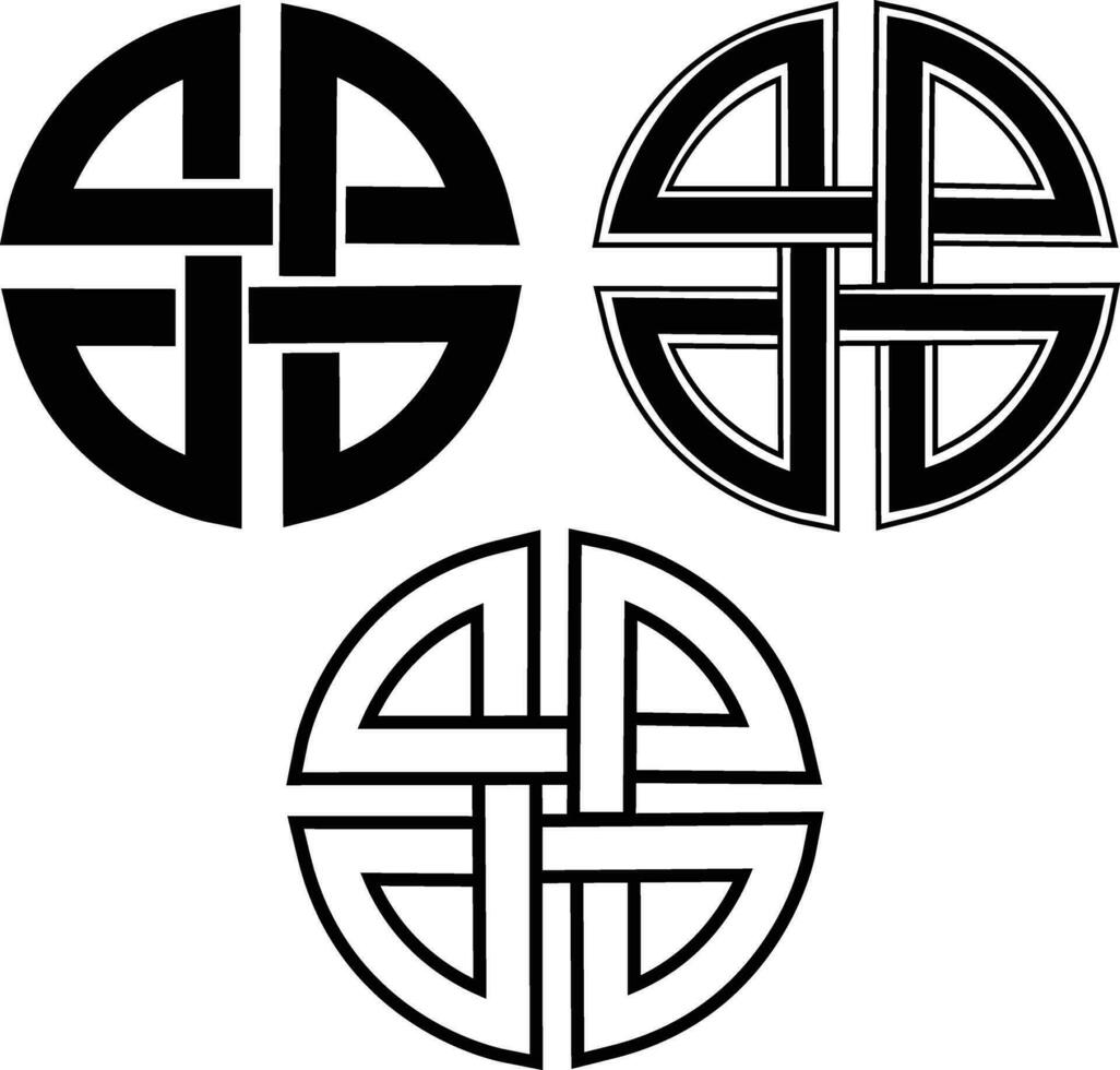 Unique circle logo design in flat, line set. isolated on transparent background. can be used for simple decoration, graphic element, banner, valentine celebration poster. vector for apps and website