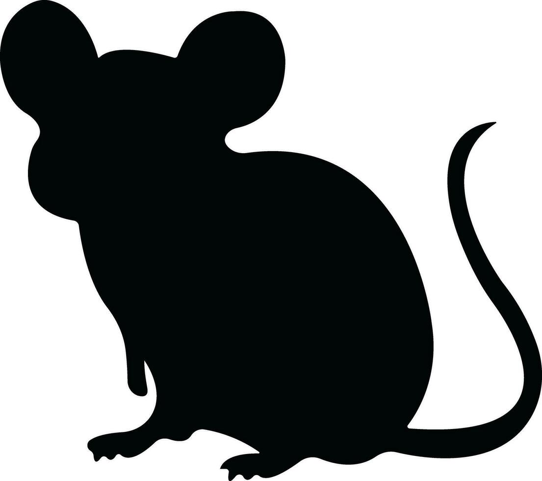 mouse animal icon in trendy flat style. isolated on transparent background. rat, mice sign symbols design use vector for apps and website