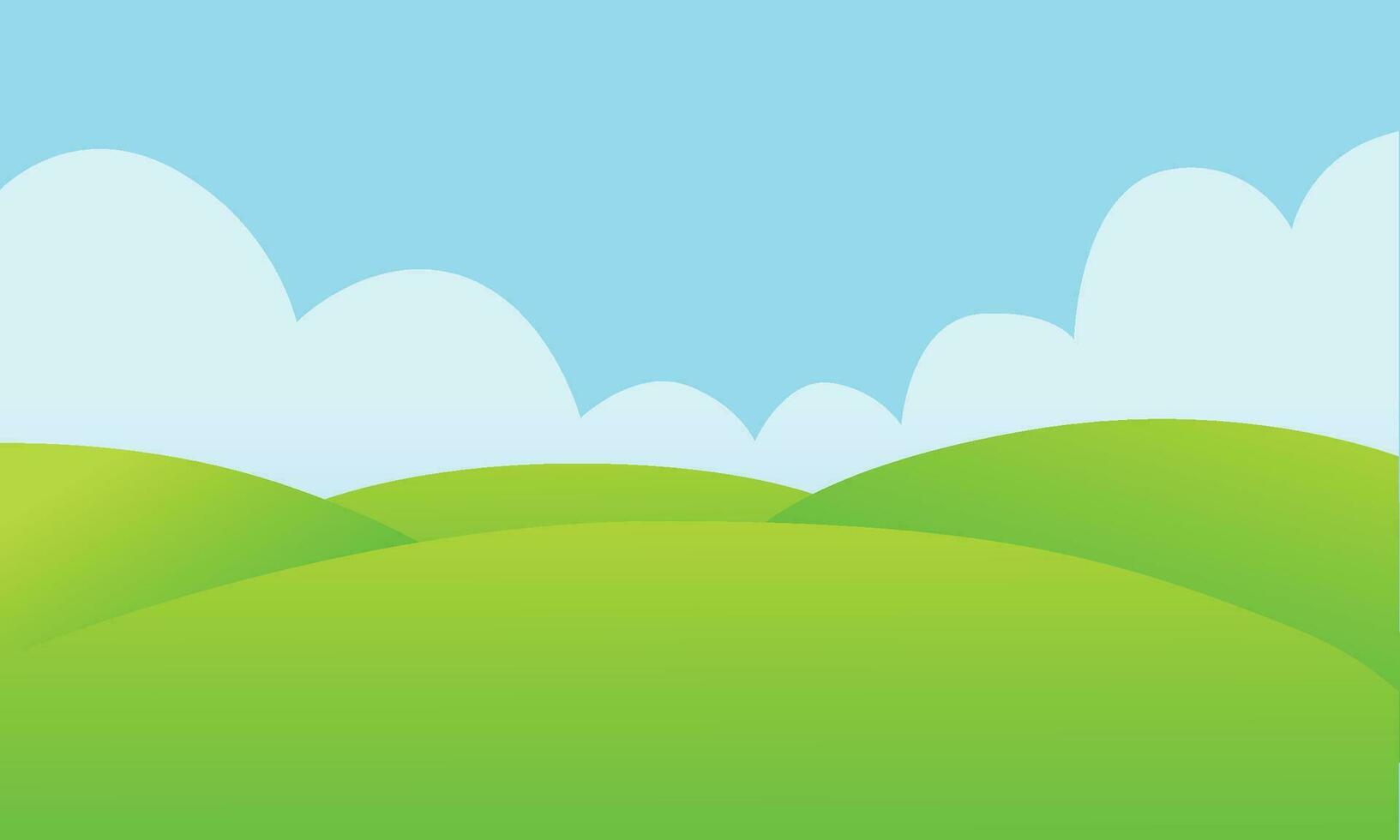 Vector natural landscape background