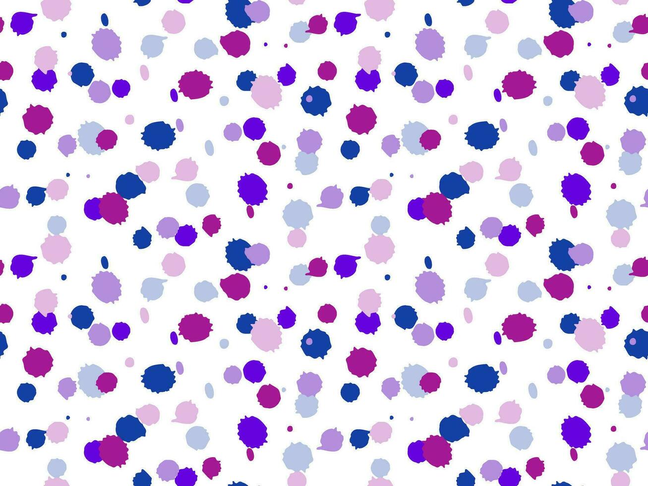 Seamless pattern of drops , splashes of multicolored ink on a white background vector