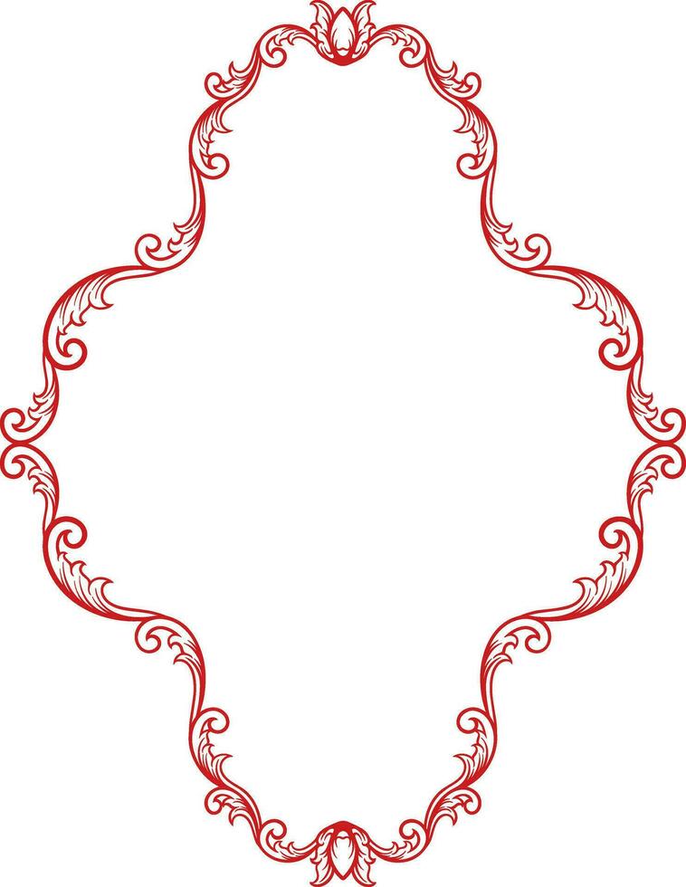Classic ornament frame. vector illustration