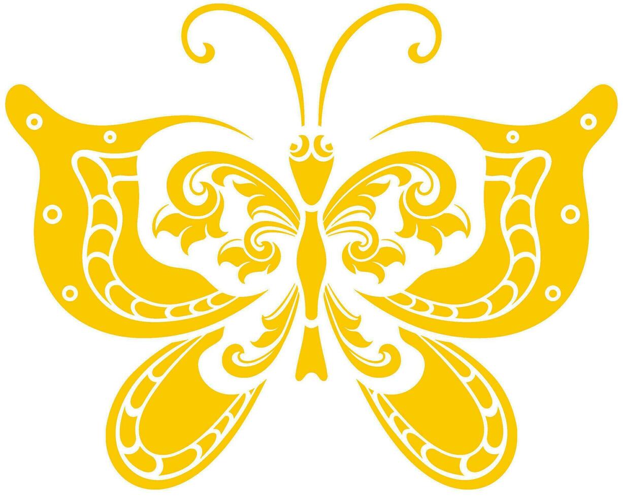 Beautiful butterfly. vector illustration