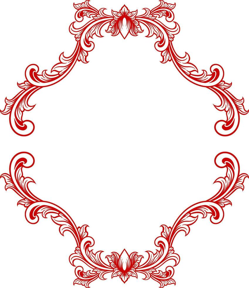 Classic ornament frame. vector illustration