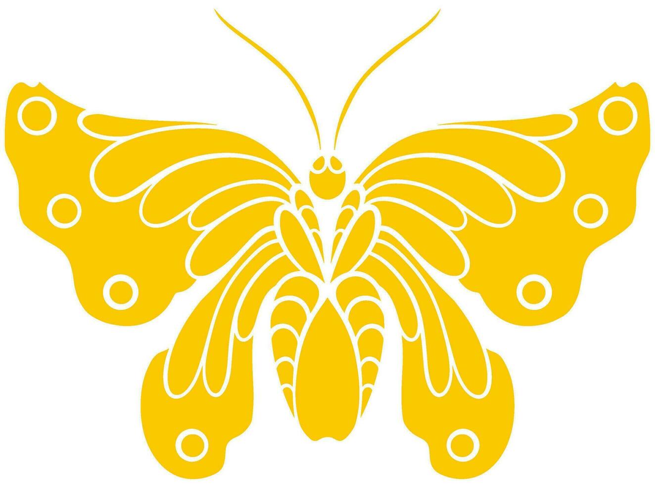 Beautiful butterfly. vector illustration