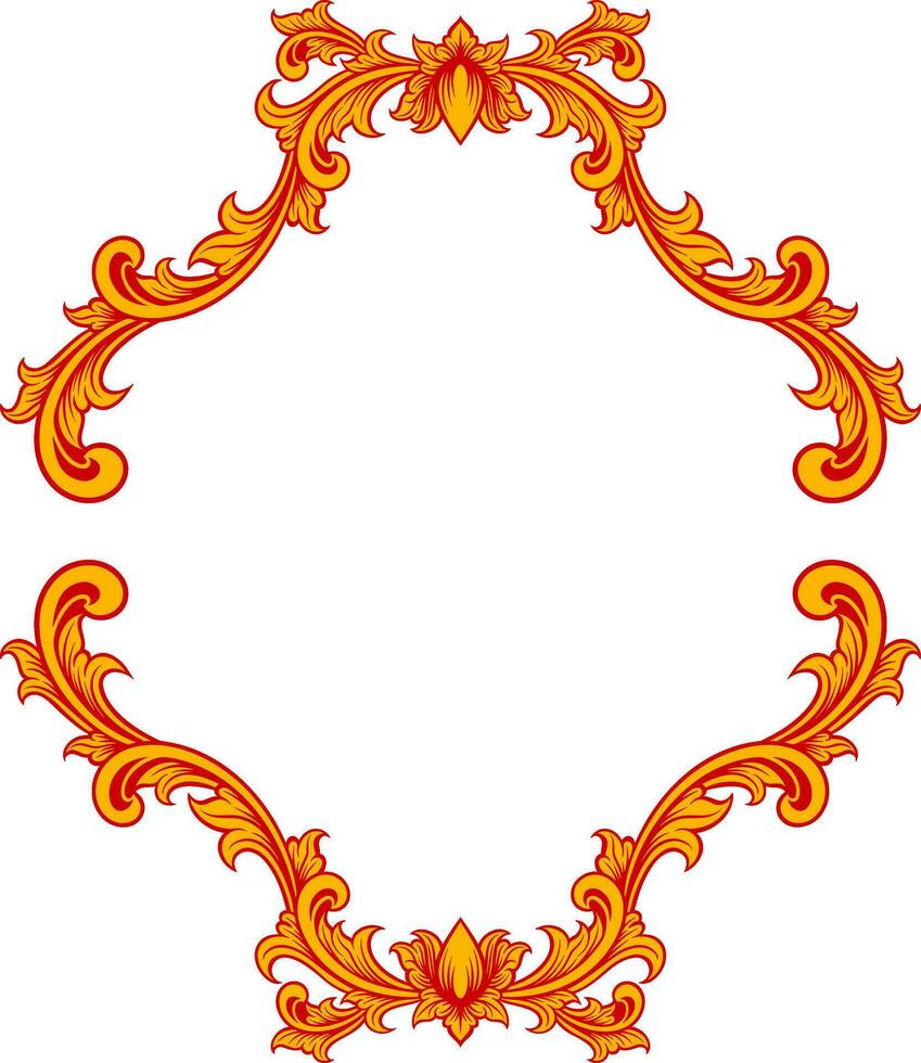 Classic ornament frame. vector illustration