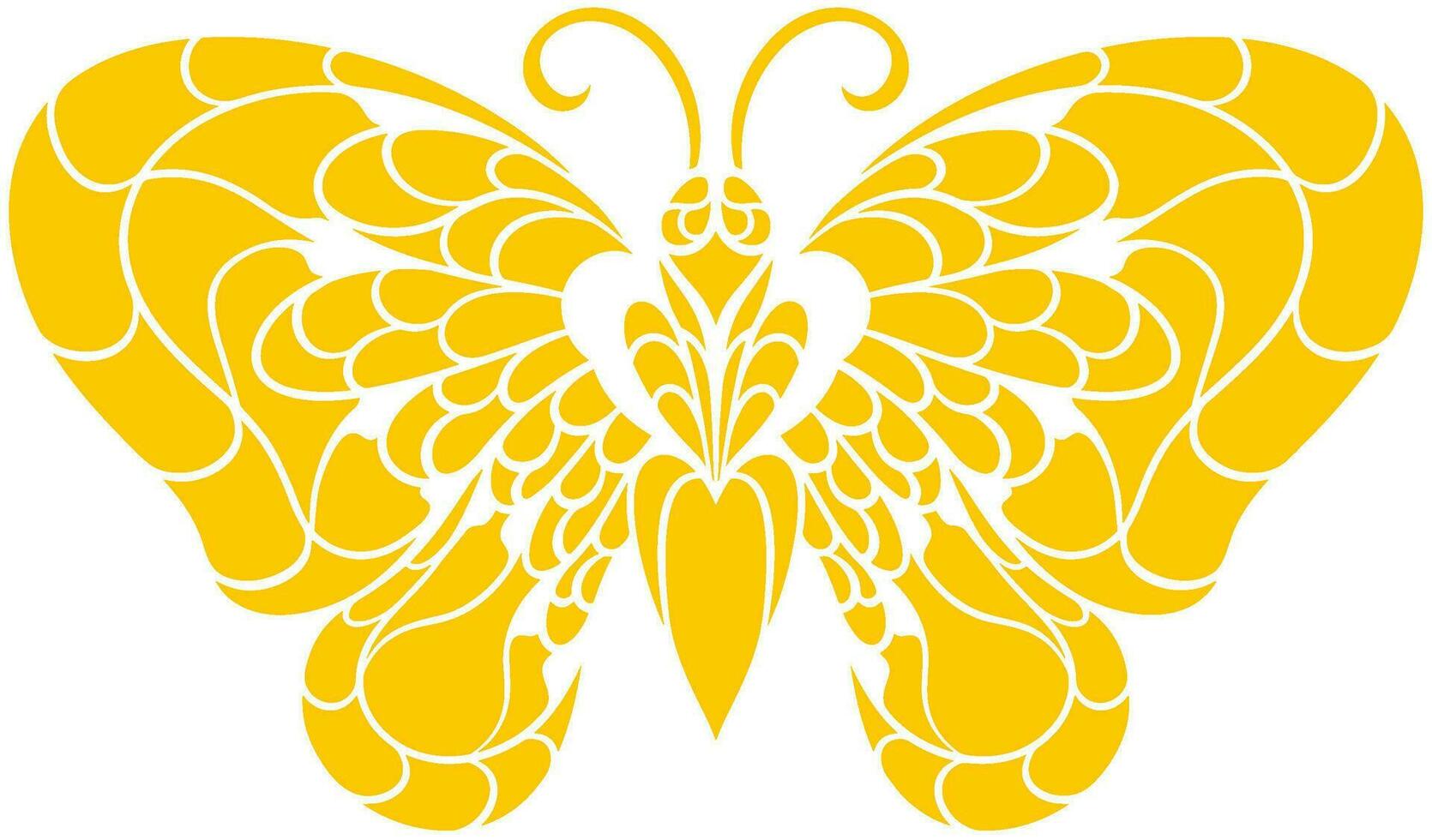 Beautiful butterfly. vector illustration