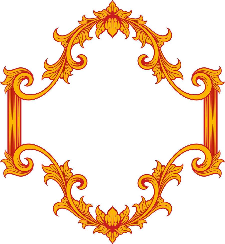 Classic ornament frame. vector illustration