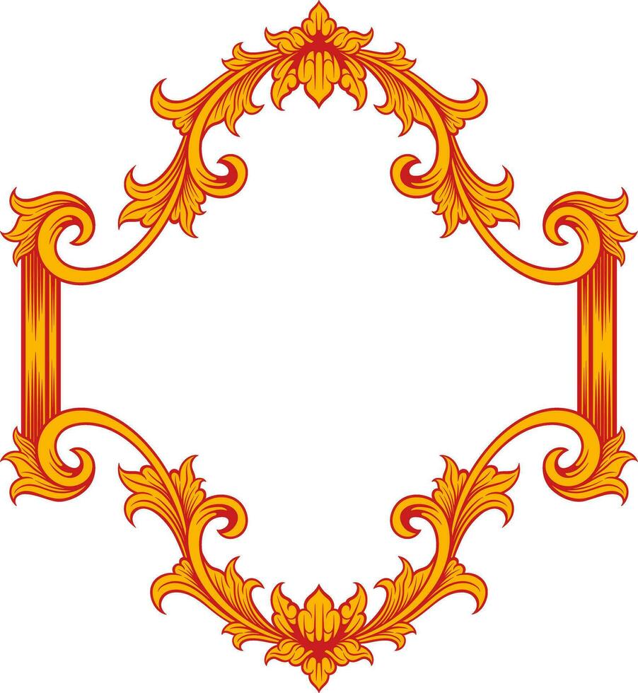 Classic ornament frame. vector illustration