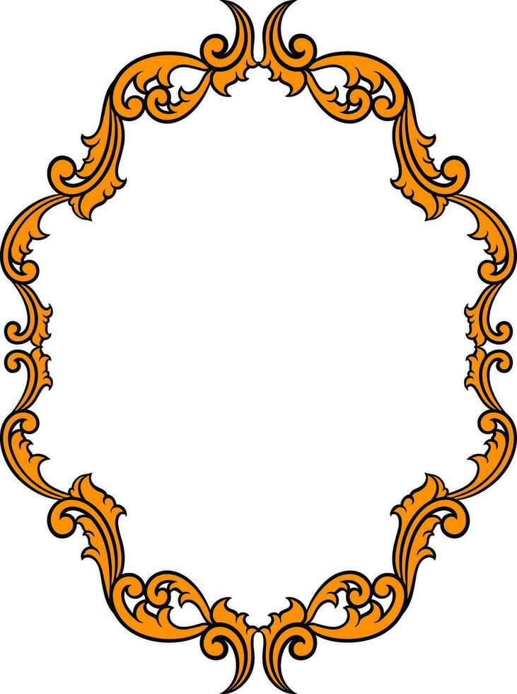 Classic ornament frame. vector illustration