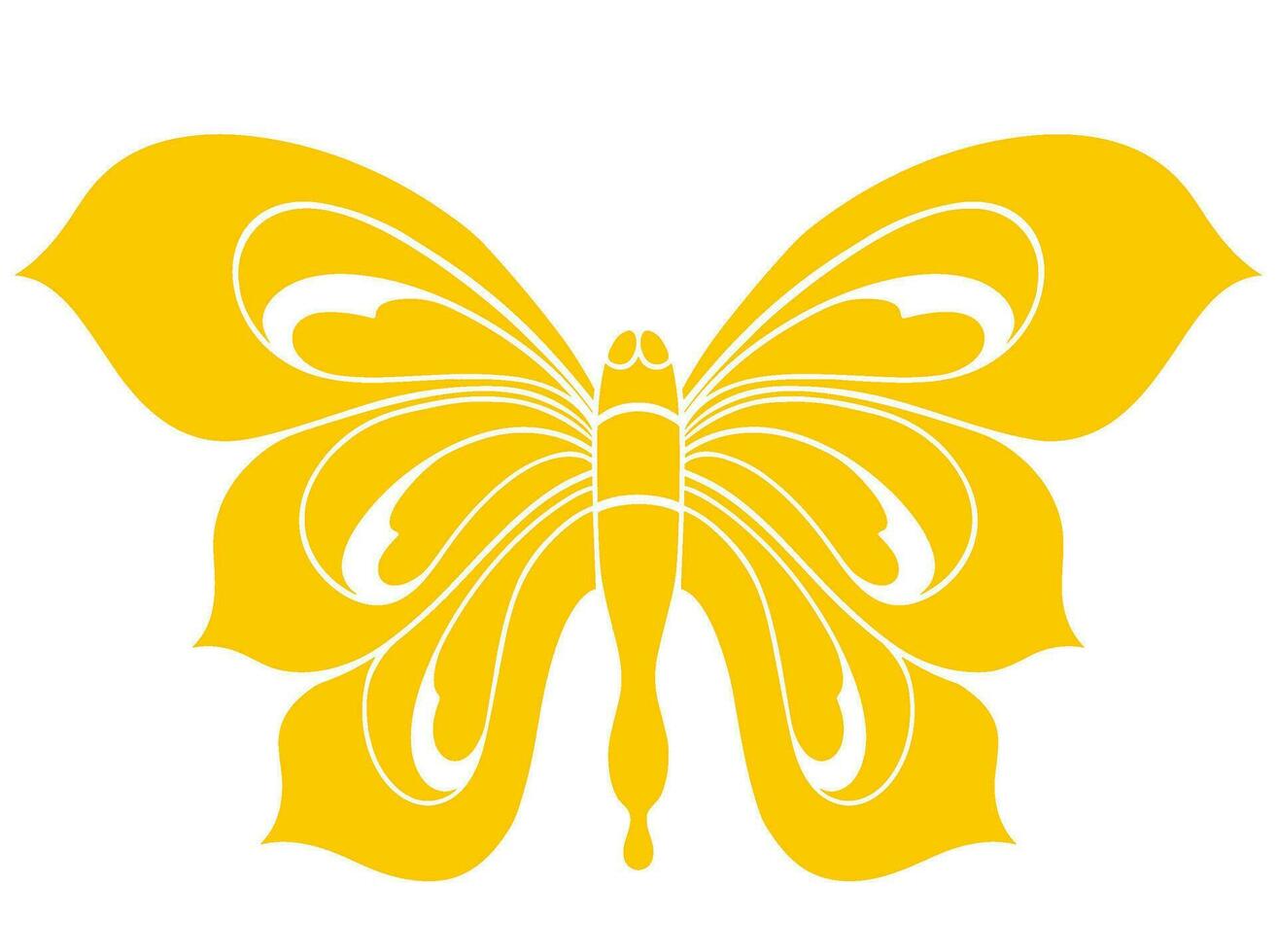 Beautiful butterfly. vector illustration