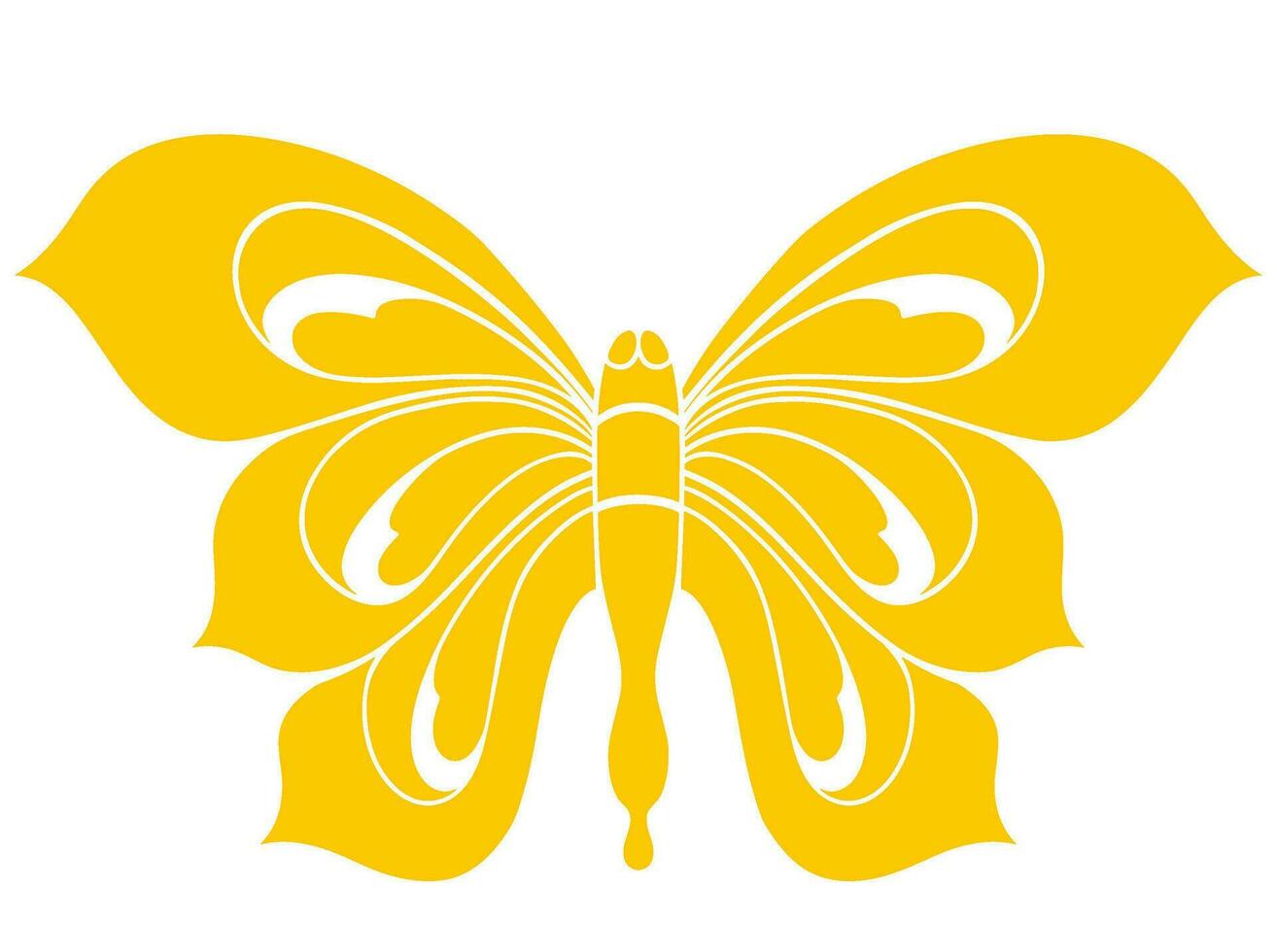 Beautiful butterfly. vector illustration