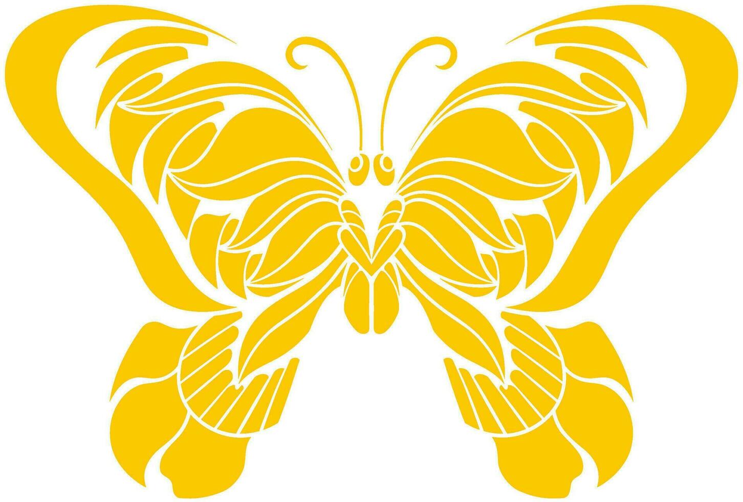 Beautiful butterfly. vector illustration