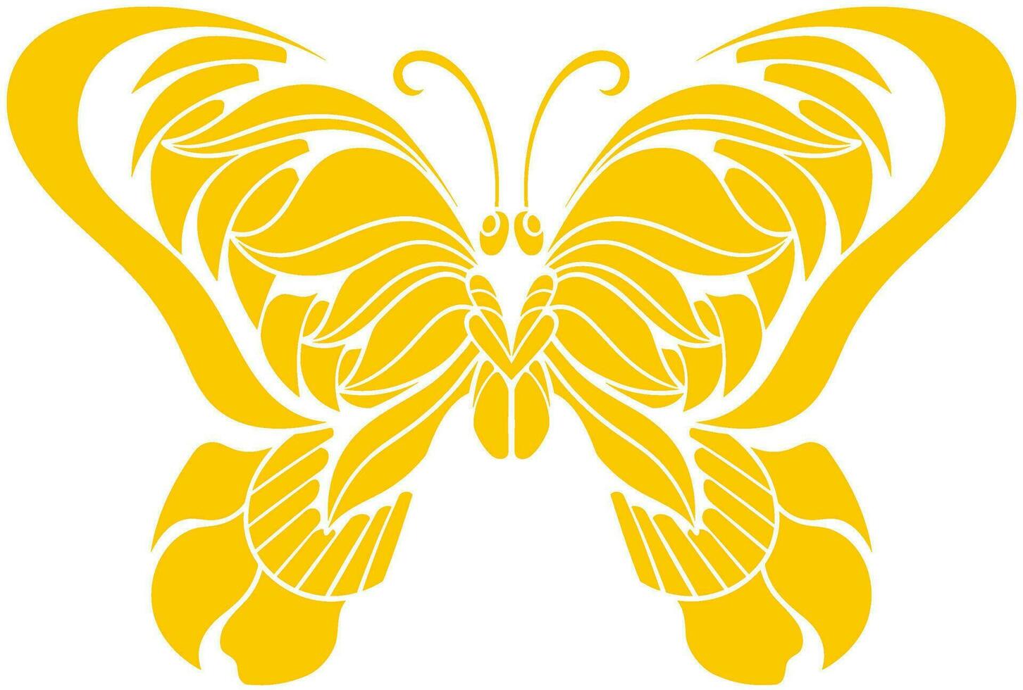 Beautiful butterfly. vector illustration