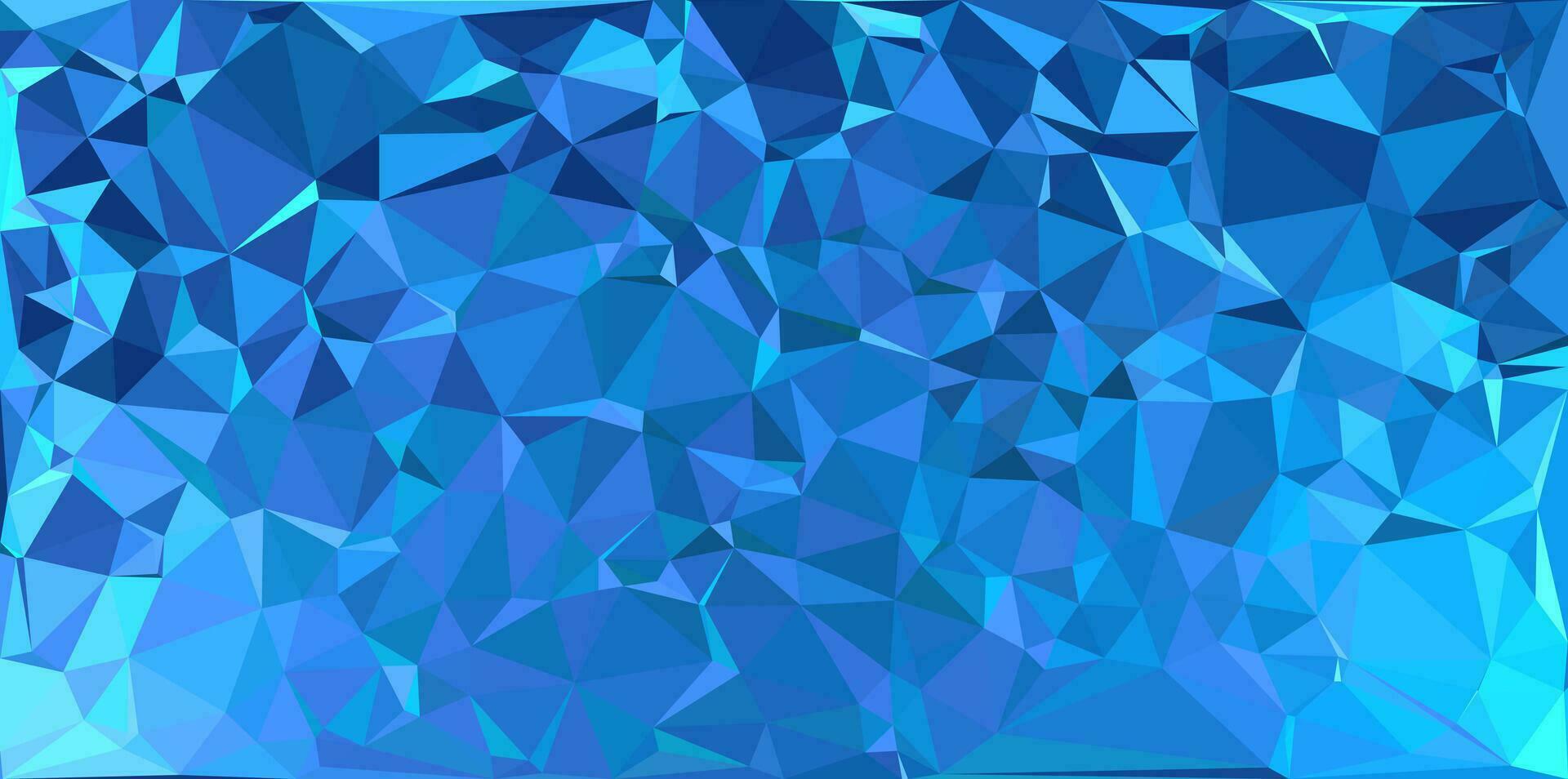 Adobe Illustrator Artwork Triangle poly prism background with glowing illuminating light in blue winter tone color mosaic style pattern. Frost polygon geometrical wallpaper. vector