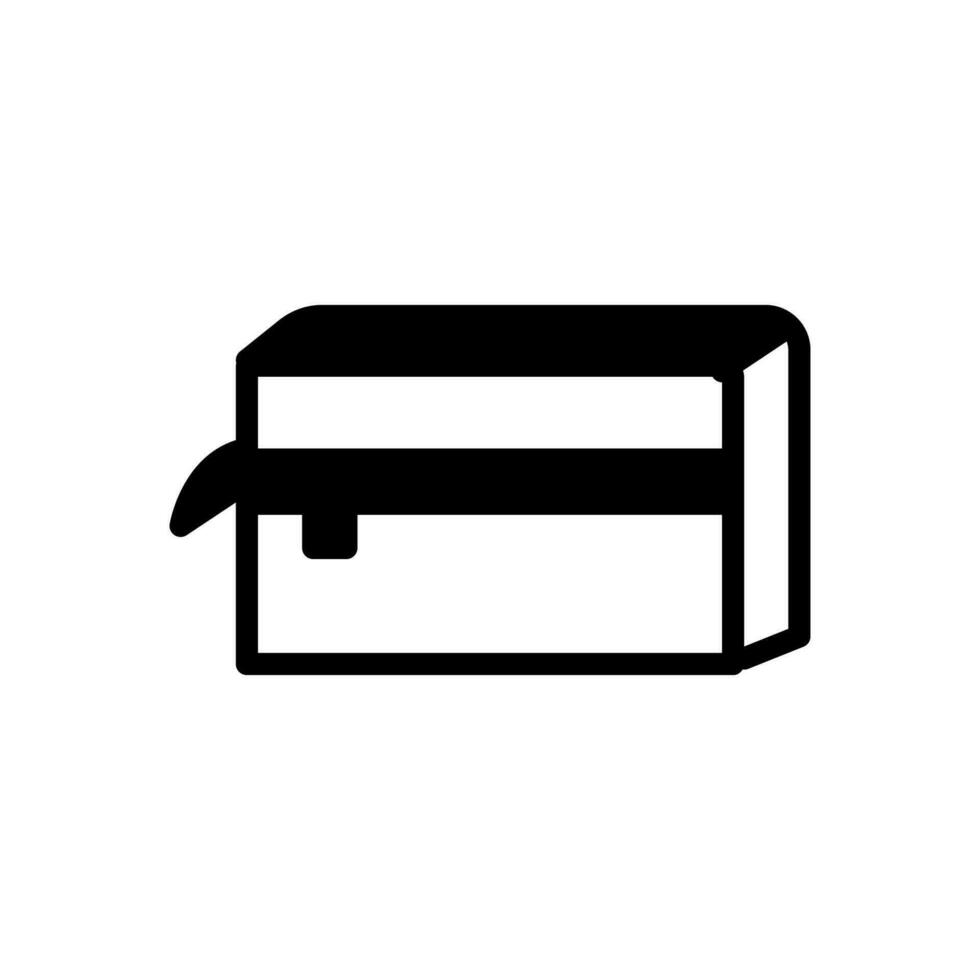 handbag icon solid style vector