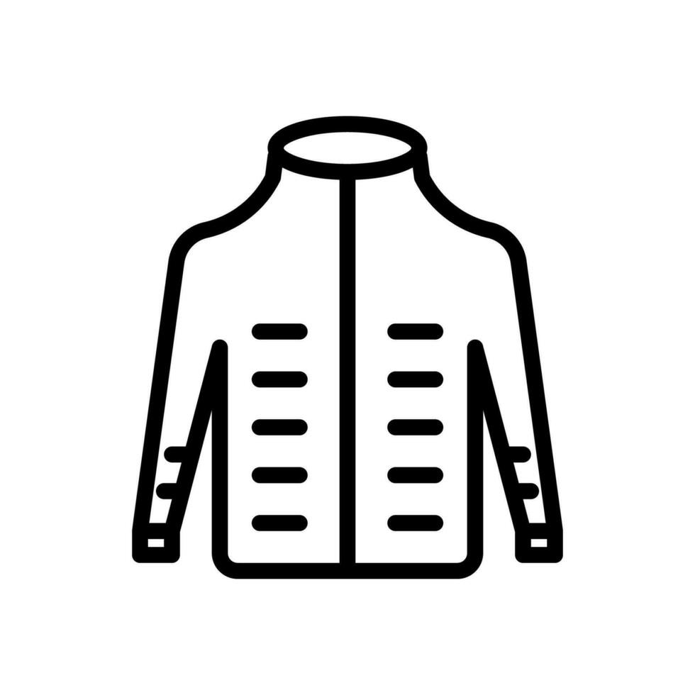 jacket icon line style vector