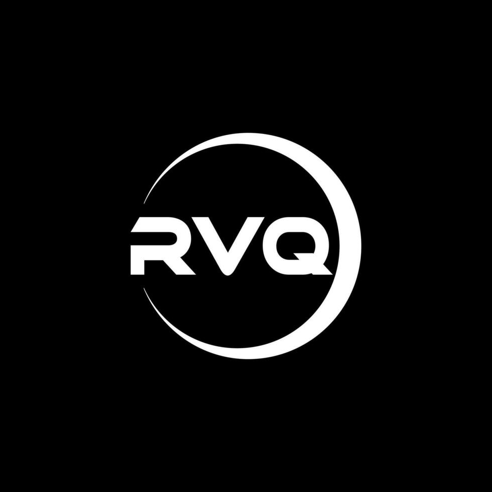 rvq letra logo diseño, inspiración para un único identidad. moderno elegancia y creativo diseño. filigrana tu éxito con el sorprendentes esta logo. vector