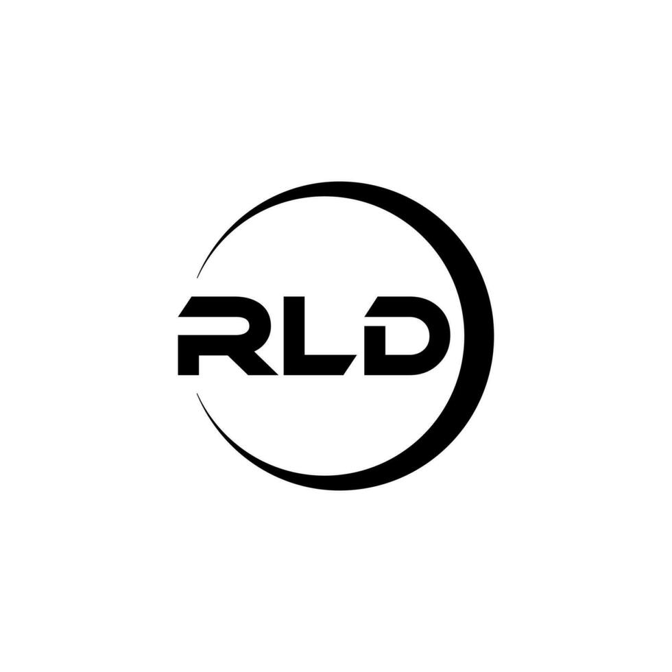 RLD Letter Logo Design, Inspiration for a Unique Identity. Modern Elegance and Creative Design. Watermark Your Success with the Striking this Logo. vector