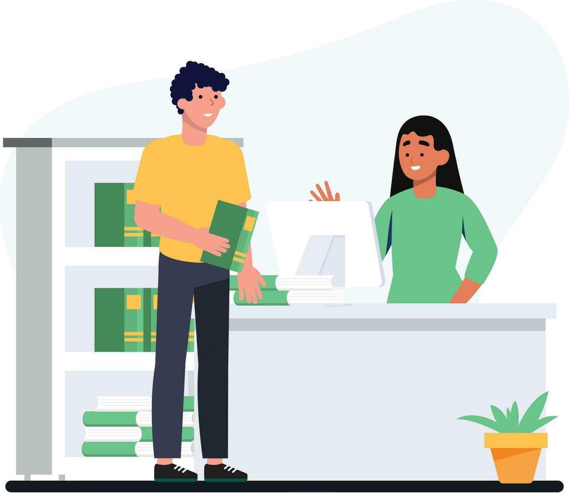 Online learning and Education vector