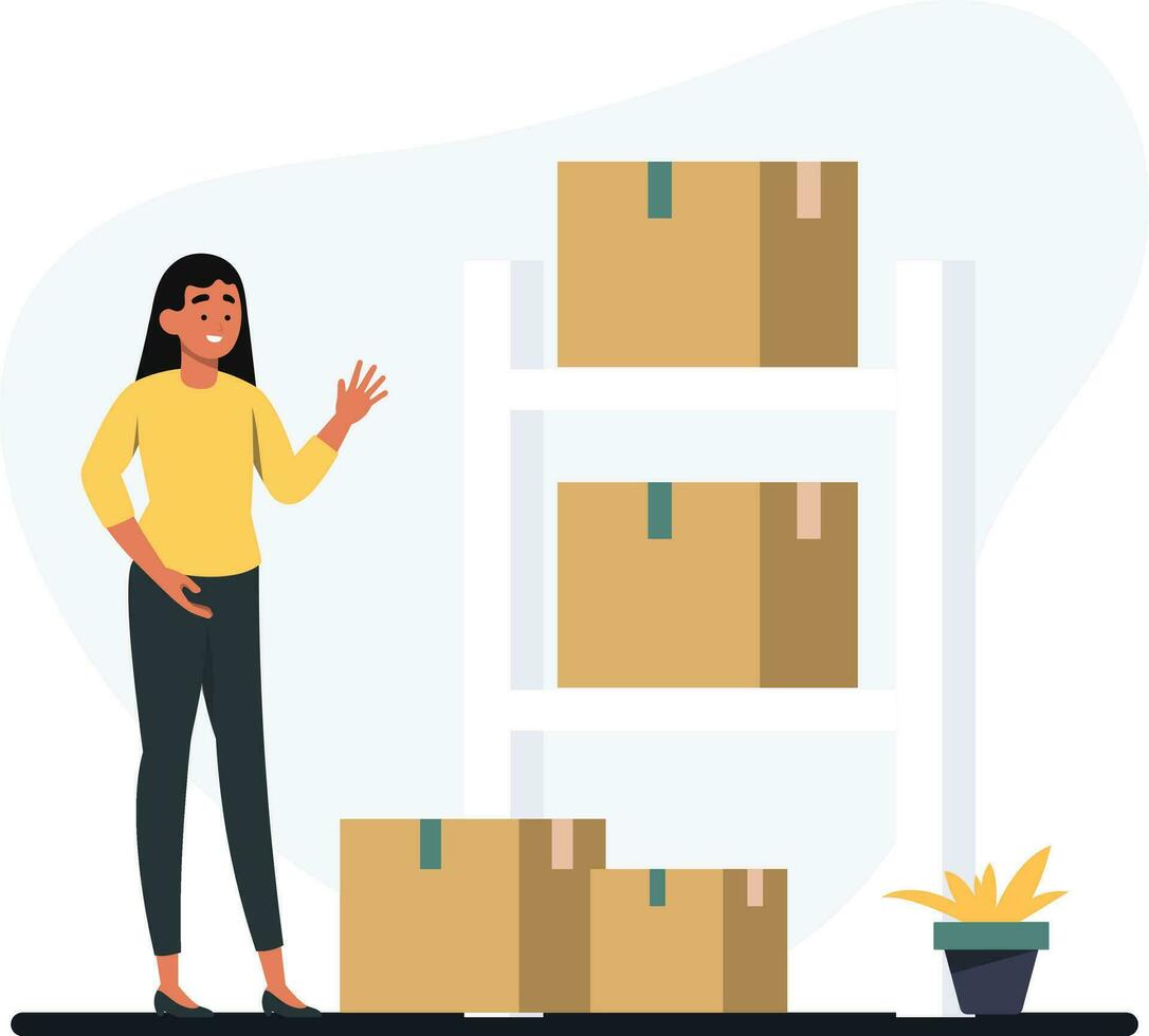 Logistic and Delivery concepts vector