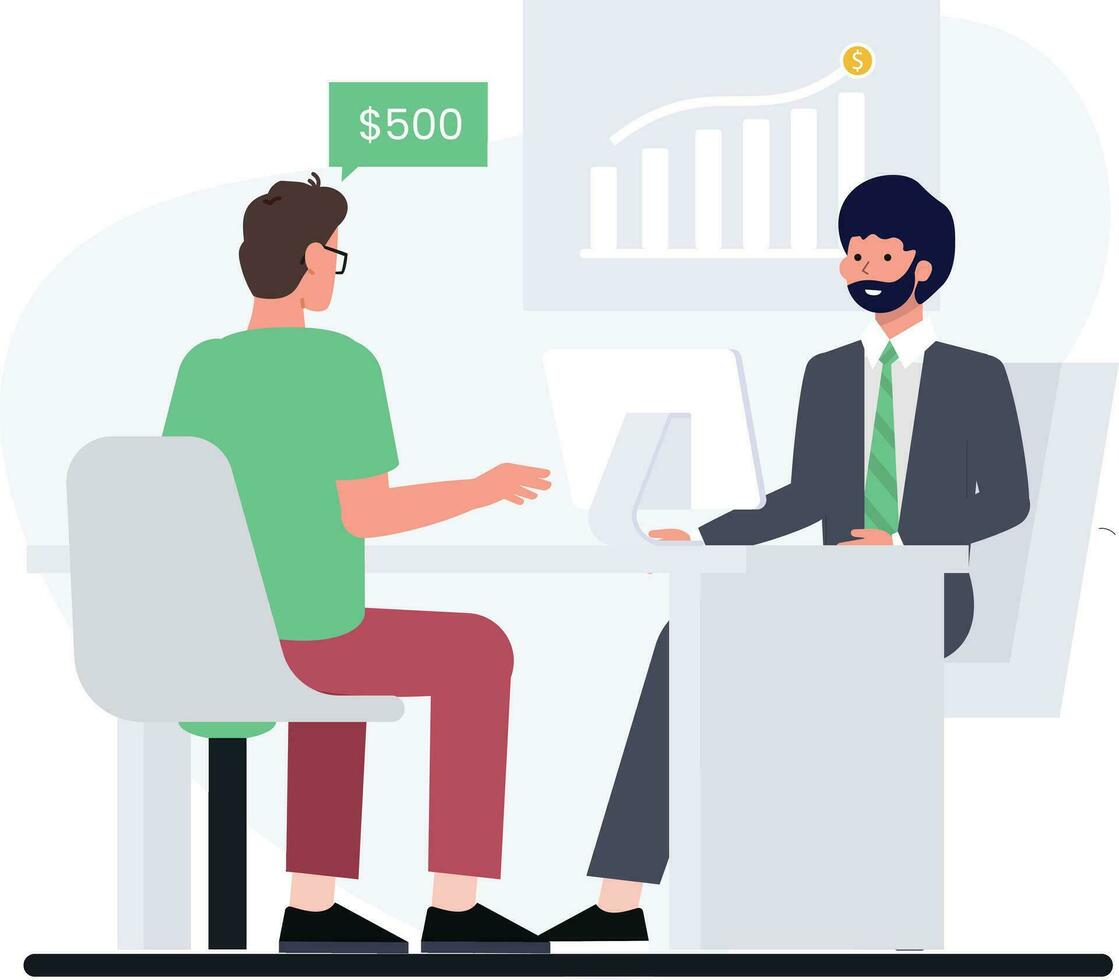 Banking and Financial Activities vector