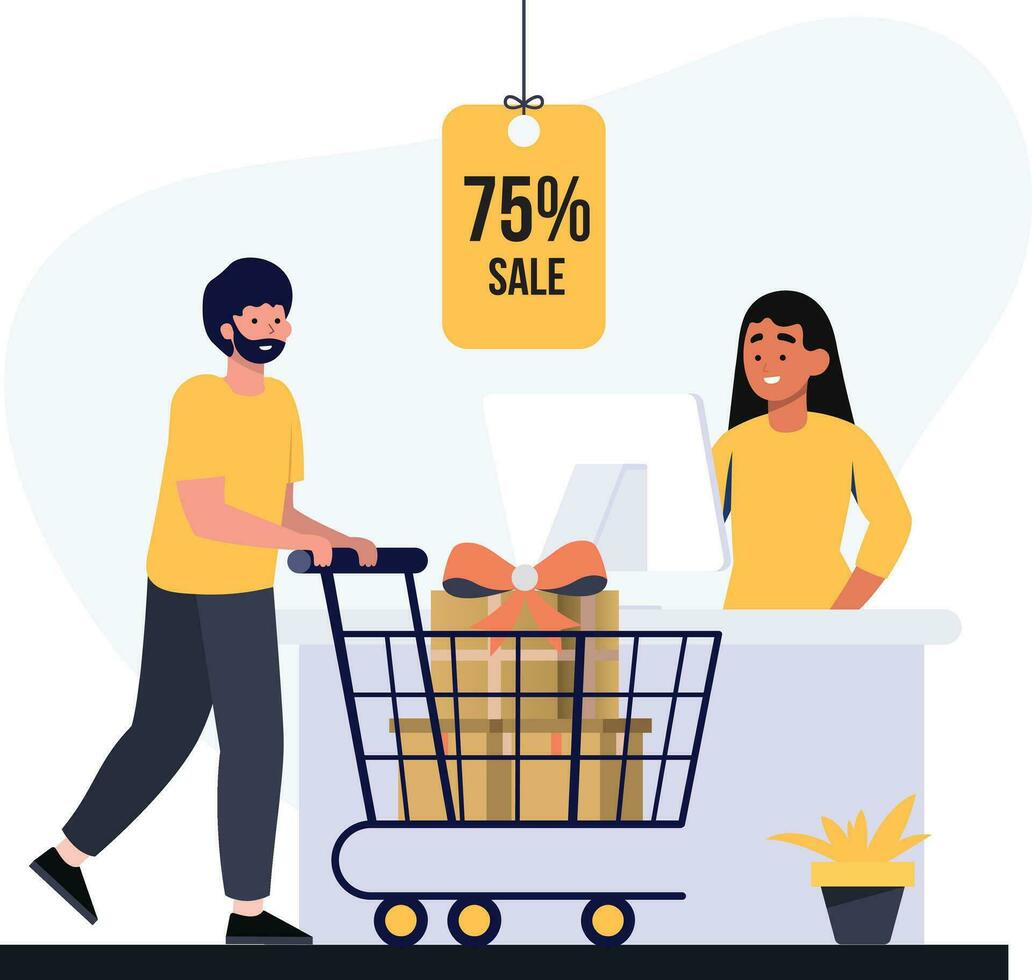 Black Friday Sale offer vector