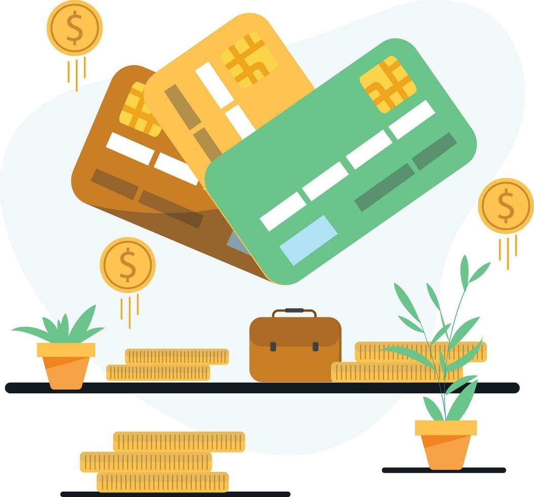 Banking and Financial Activities vector