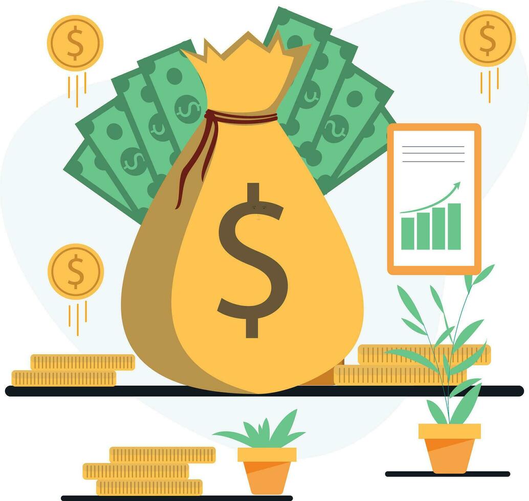 Banking and Financial Activities vector