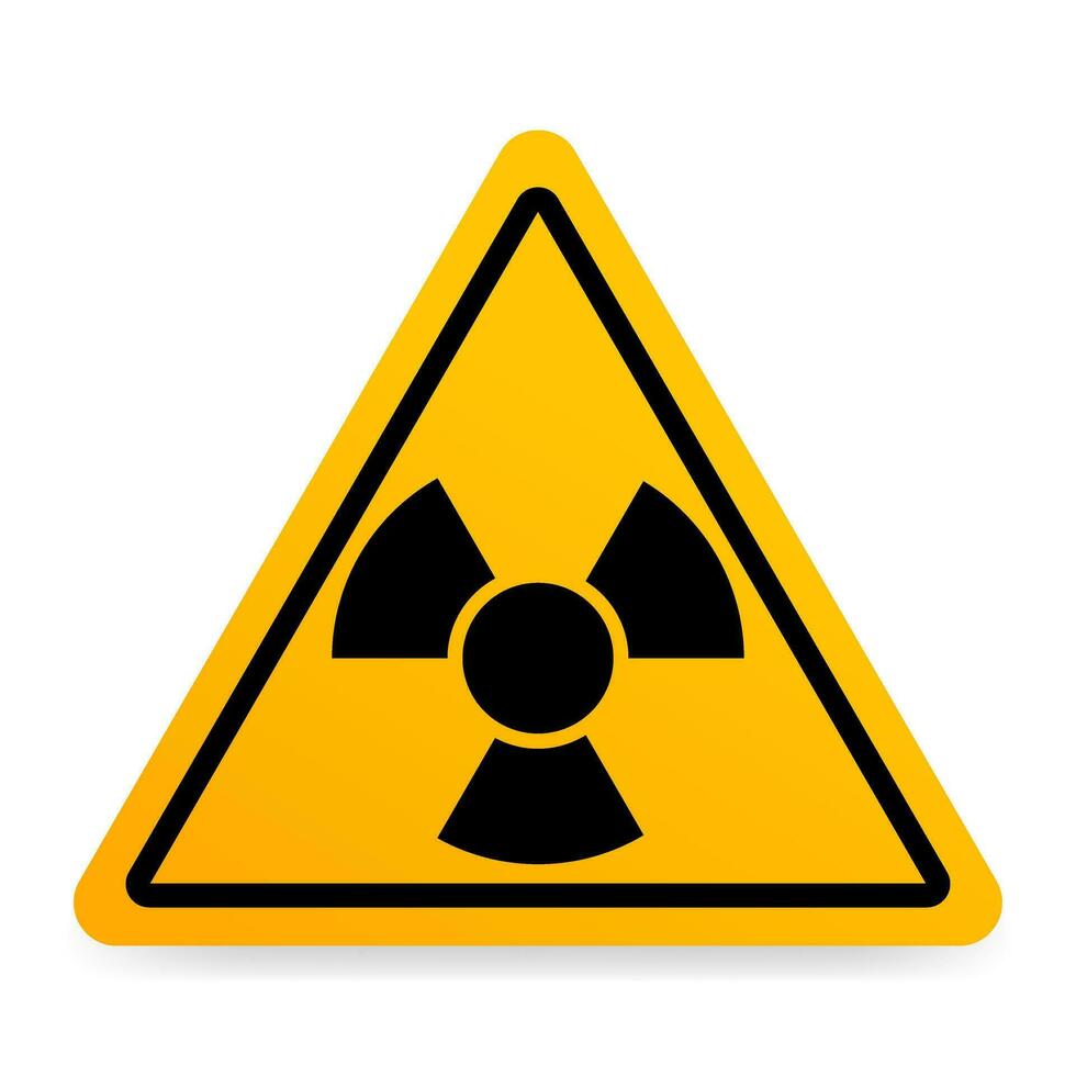 Yellow warning sign , danger , vector. vector