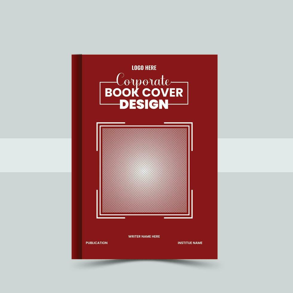 corporativo libro cubrir diseño modelo en a4. lata ser adaptar a folleto, anual informe, vector