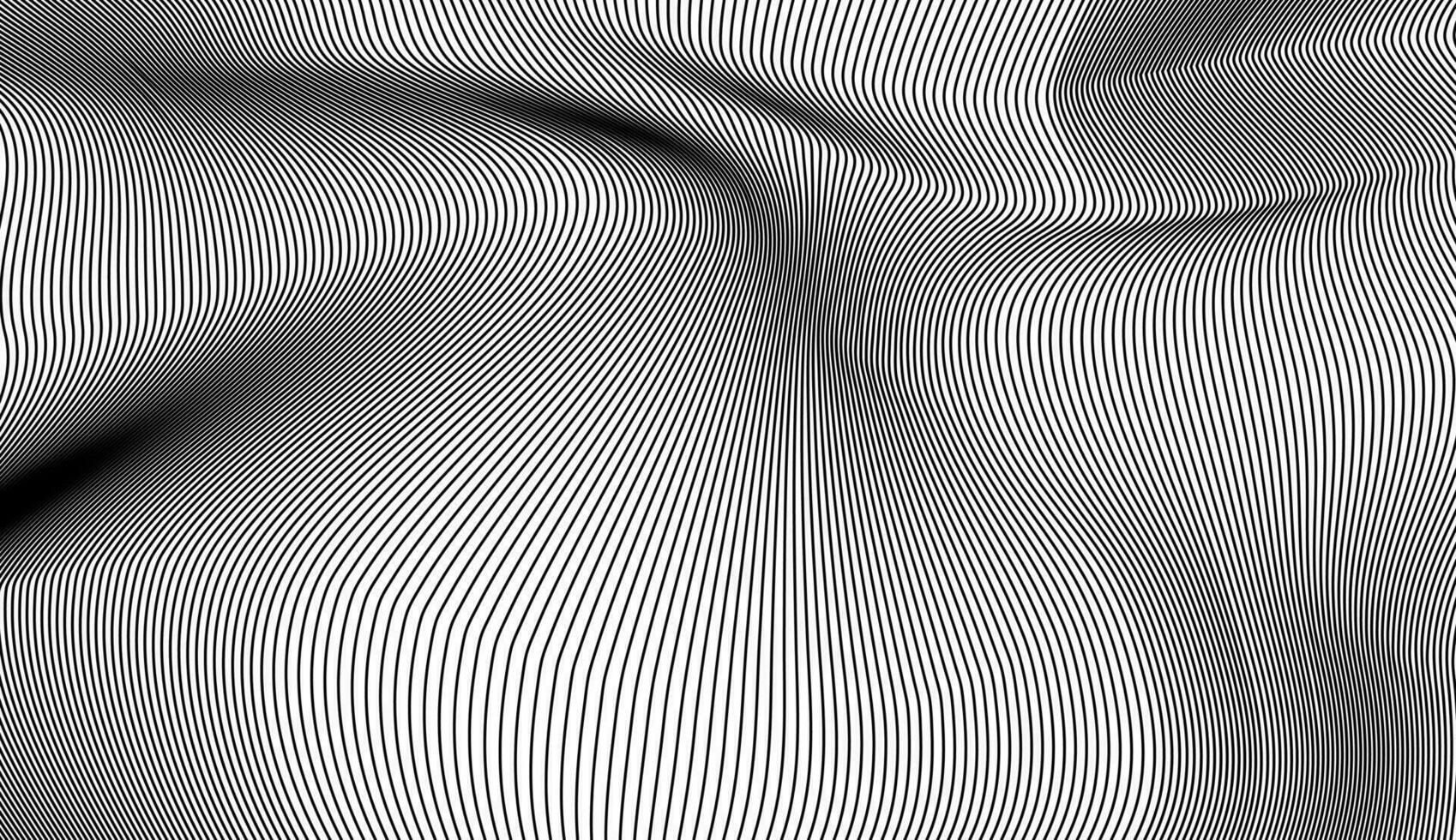 Abstract background image, black lines, abstract wavy lines ,vector illustration. vector